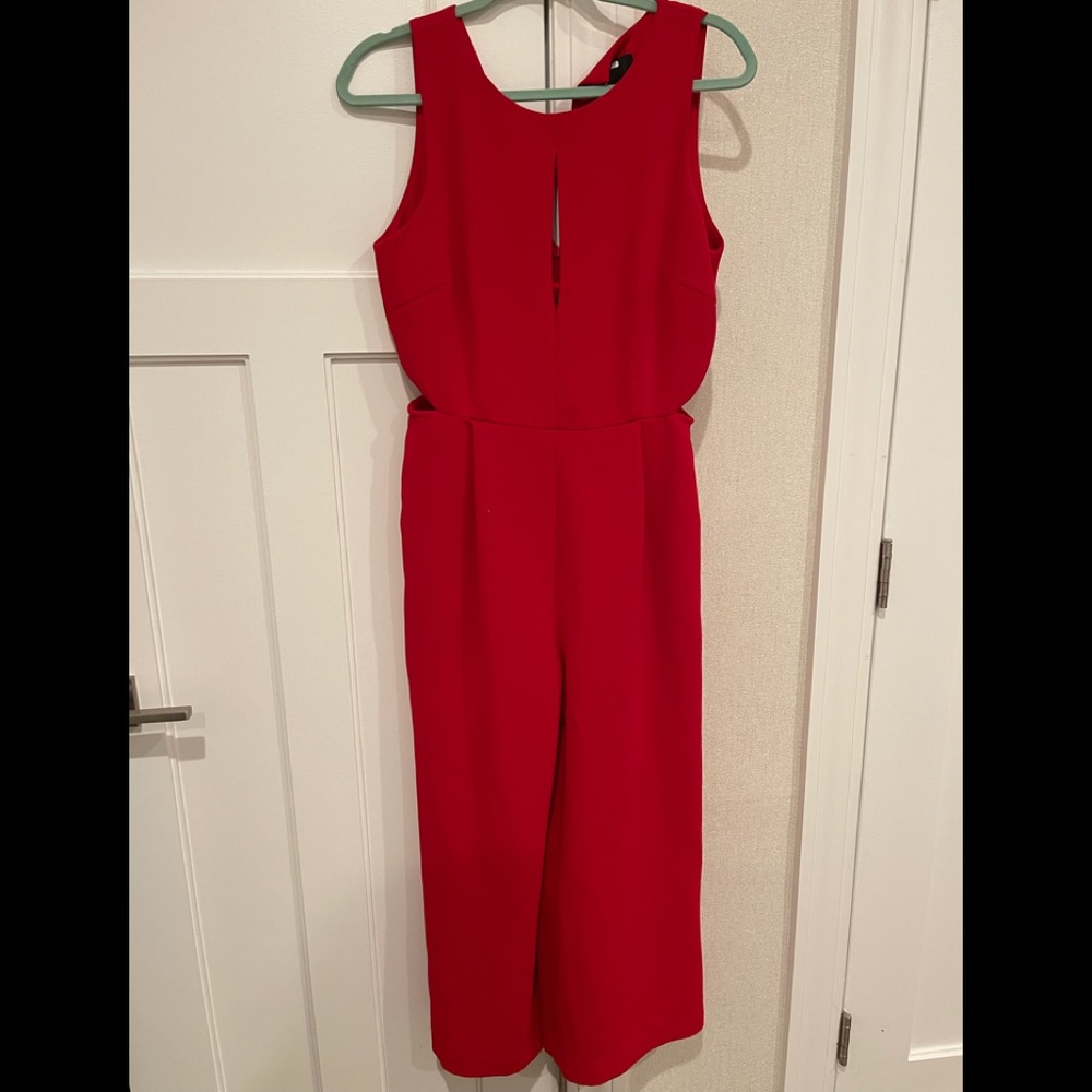 Red jumpsuit
